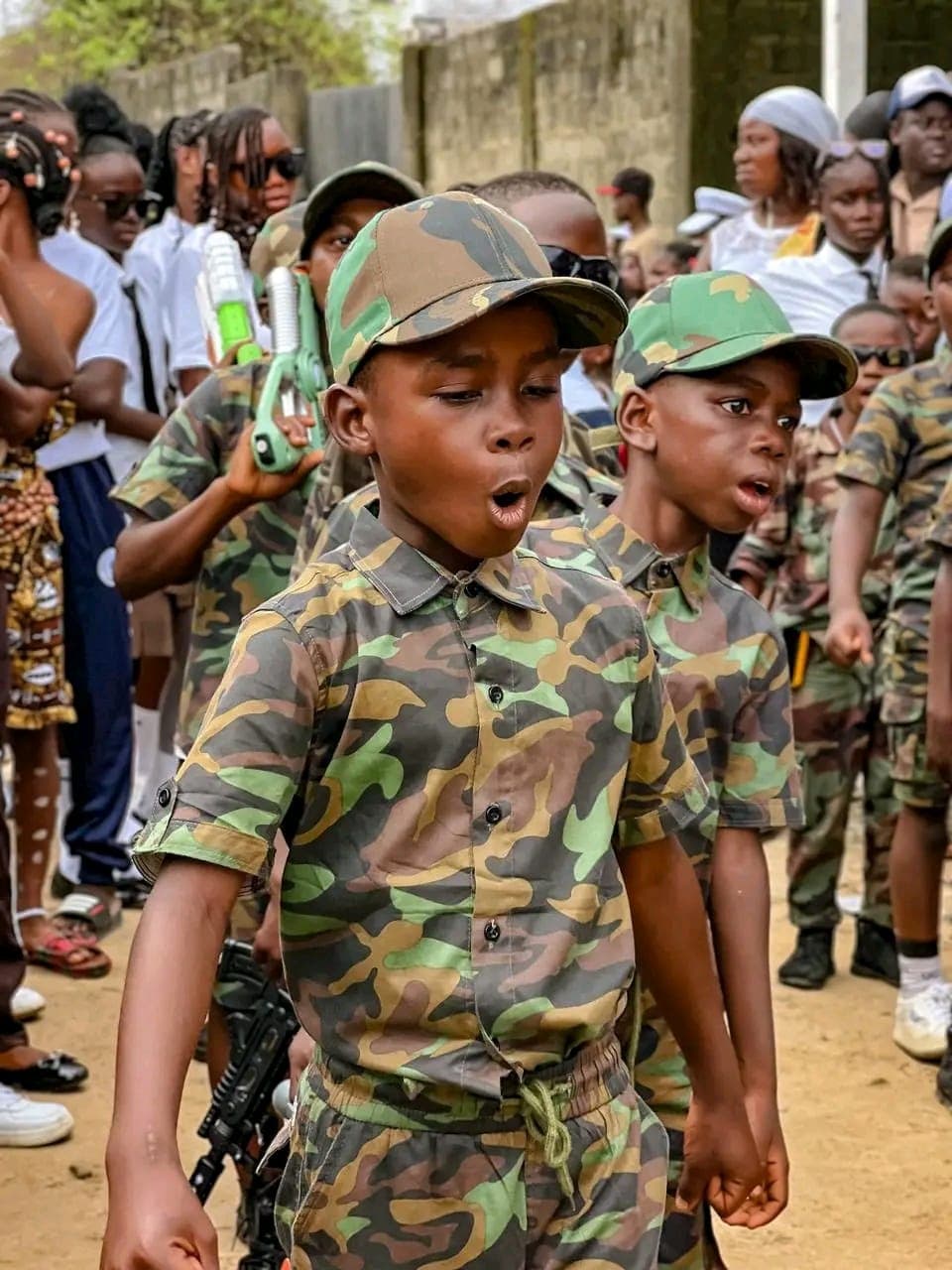 Students in cultural event